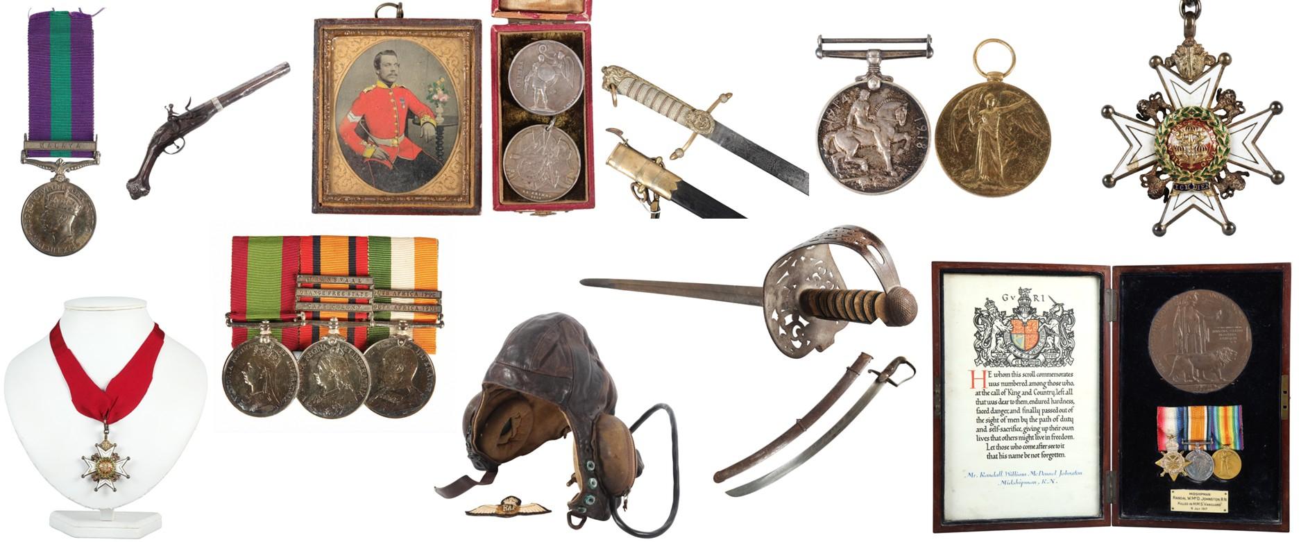 medals and militaria banner_